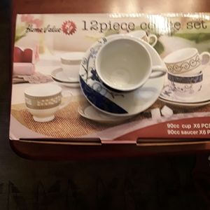 Home Value 12 piece coffee set NWT